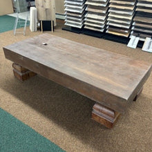 Load image into Gallery viewer, table - teakwood slab w/ coffee table legs (joglo) - 200x90x20cm
