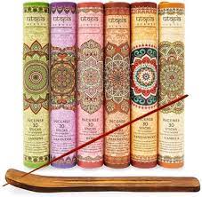 relaxus - karma scents - incense sticks in a tube including incense holder