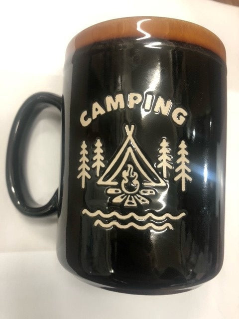 mug - camping - ceramic