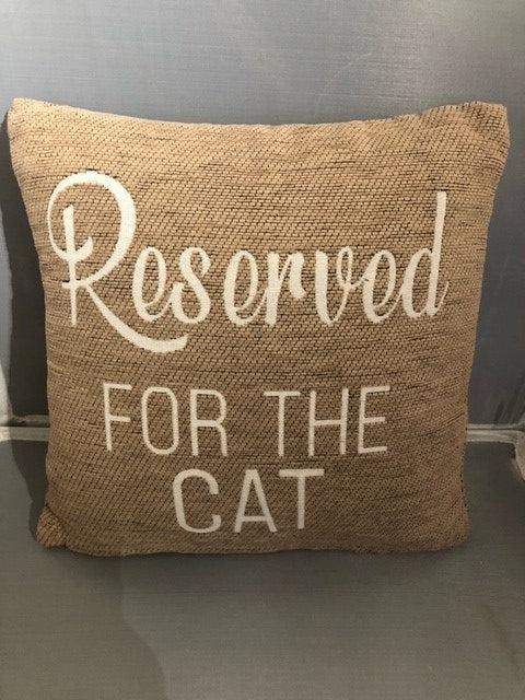 pillow - reserved for the cat - 10