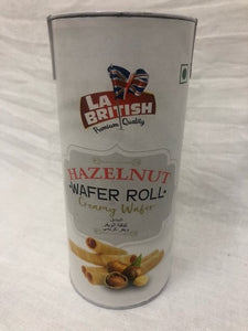 wafer rolls - hazlenut - la british - 200g