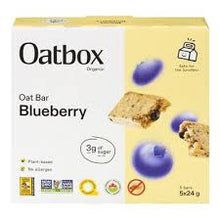 Load image into Gallery viewer, oatbox - kids bars - blueberry honey - 5x24g
