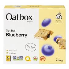 oatbox - kids bars - blueberry honey - 5x24g