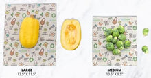 Load image into Gallery viewer, beeswax snack bags - 4 pack - (2M & 2L)
