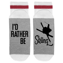 Load image into Gallery viewer, sock dirty to me - I'd rather be skiing