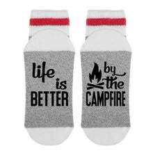 Load image into Gallery viewer, sock dirty to me - life is better by the campfire