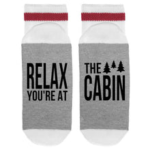 Load image into Gallery viewer, sock dirty to me - relax you're at the cabin