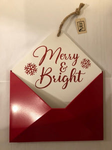 envelope - merry/bright - 11'x13'