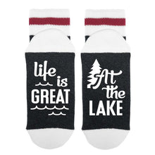 Load image into Gallery viewer, sock dirty to me - life is great at the lake