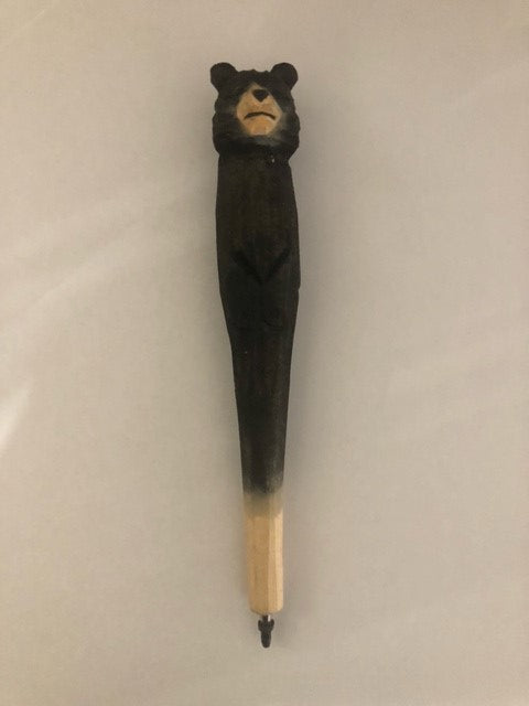 animal pen  - black bear - birch/wood