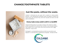 Load image into Gallery viewer, change toothpaste - 1 month - bubble gum (65 tablets)