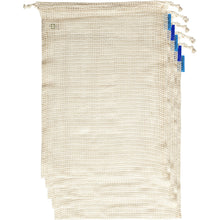 Load image into Gallery viewer, reuseable produce bag - certified organic cotton - large 17x12"