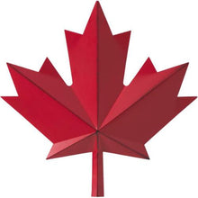 Load image into Gallery viewer, maple leaf - red - metal - 31.25&quot;
