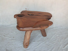Load image into Gallery viewer, coffee table - 3 legs - teak root - root # 7620 - 32&quot;x.32&quot;x20&quot;
