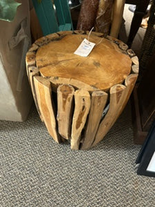 drum stool (stock)- root # 7425 - 40cm x 40cm x 45cm