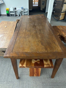table - harvest - 1 pc wood -8' 2.5" x 3' 4" x 2' 7.75" h