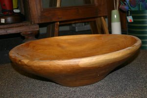 bowl - teakwood - xxl - 2'10" x 10" - wide/flat