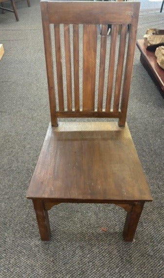 chair - dining - surabaya - vertical slat back - panel seat - 18x19x39