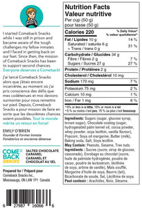 popcorn - salted chocolate caramel - 280g - comeback snacks