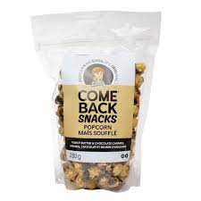 popcorn - peanut butter & chocolate caramel - 280g - comeback snacks