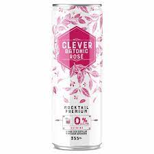 non alcoholic - pink G&T - clever - 355ml