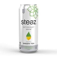 steaz iced tea - green tea - half & half - 473ml