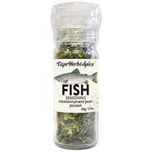 Load image into Gallery viewer, cape herb - traditional spice grinder - fish seasoning w/ lemon &amp; dill - 56g
