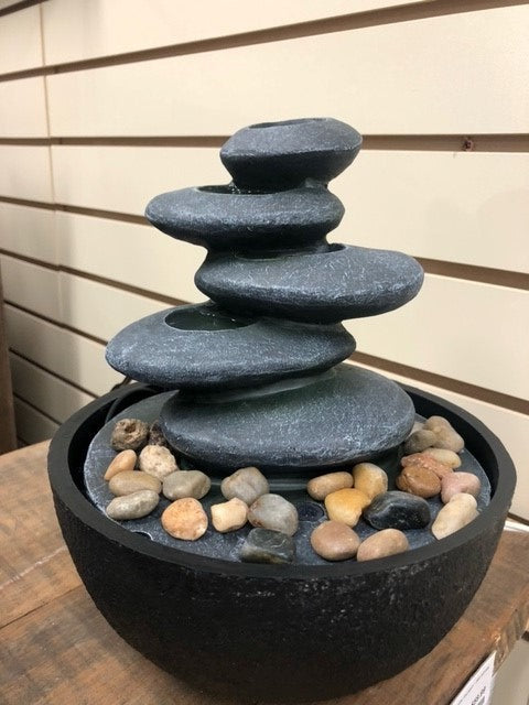 relaxus - water fountain - zen stones