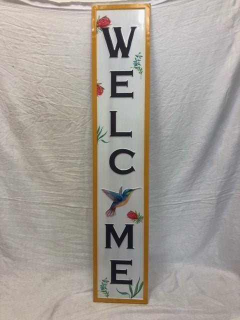 long sign - welcome - hummingbird - 10