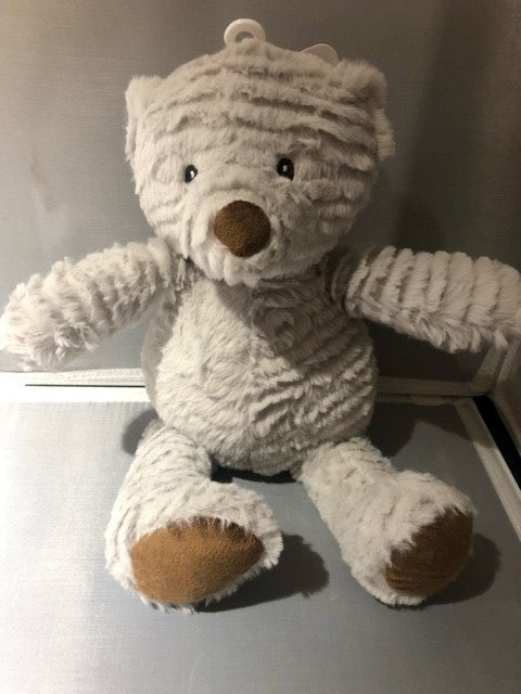 baby - ridged plush bear - grey - 8