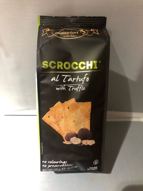 laurieri scrocchi -  italian crackers - truffle - 175g