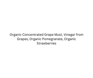 acropolis - balsamic w/ pomegranate & strawberry - organic balsamic glaze - 200ml