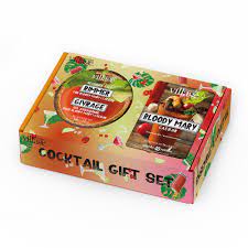 gourmet village - bloody mary gift set - drink mix & rimmer