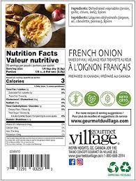 gourmet village - dip - french onion baked - recipe box