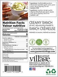 gourmet village - dip - creamy ranch - recipe box