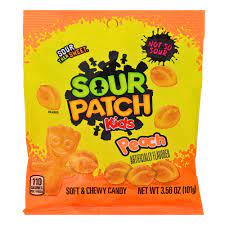 sour patch kids - peach  - 3.56oz