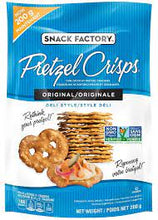 Load image into Gallery viewer, pretzel crisps - original deli style - snack factory - 200g
