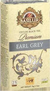 earl grey tea - basilur premium - 25 bags/box