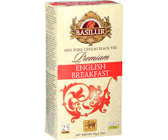 english breakfast - basilur premium - 25 bags/box