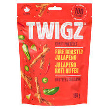 Load image into Gallery viewer, twigz - Pretzels - fire roasted jalapenos - 130g
