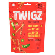 twigz - Pretzels - fire roasted jalapenos - 130g