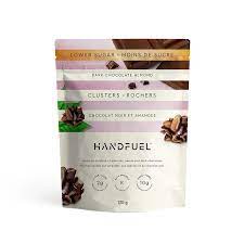 handfuel - almond - dark chocolate clusters - 40g