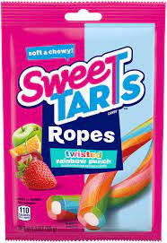 ferarrra sweettarts ropes - twisted rainbow punch - 5oz
