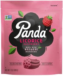 licorice - bag - panda - raspberry - 170g