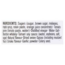 bbq sauce - whiskey maple - stonewall kitchen - 330ml
