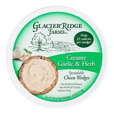 cheese - glacier ridge farms - creamy garlic & herb - 113g