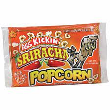 ass kickin microwave popcorn - siracha - single