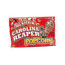 ass kickin microwave popcorn - carolina reaper- single