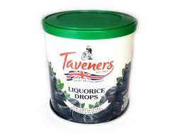 licorice drops- black - Tavenors - 200g