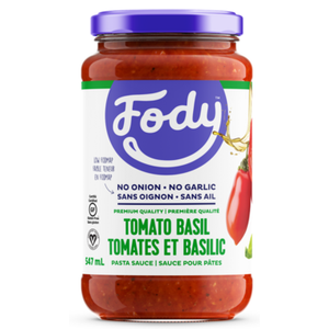 fody - premium tomato basil sauce - 547ml